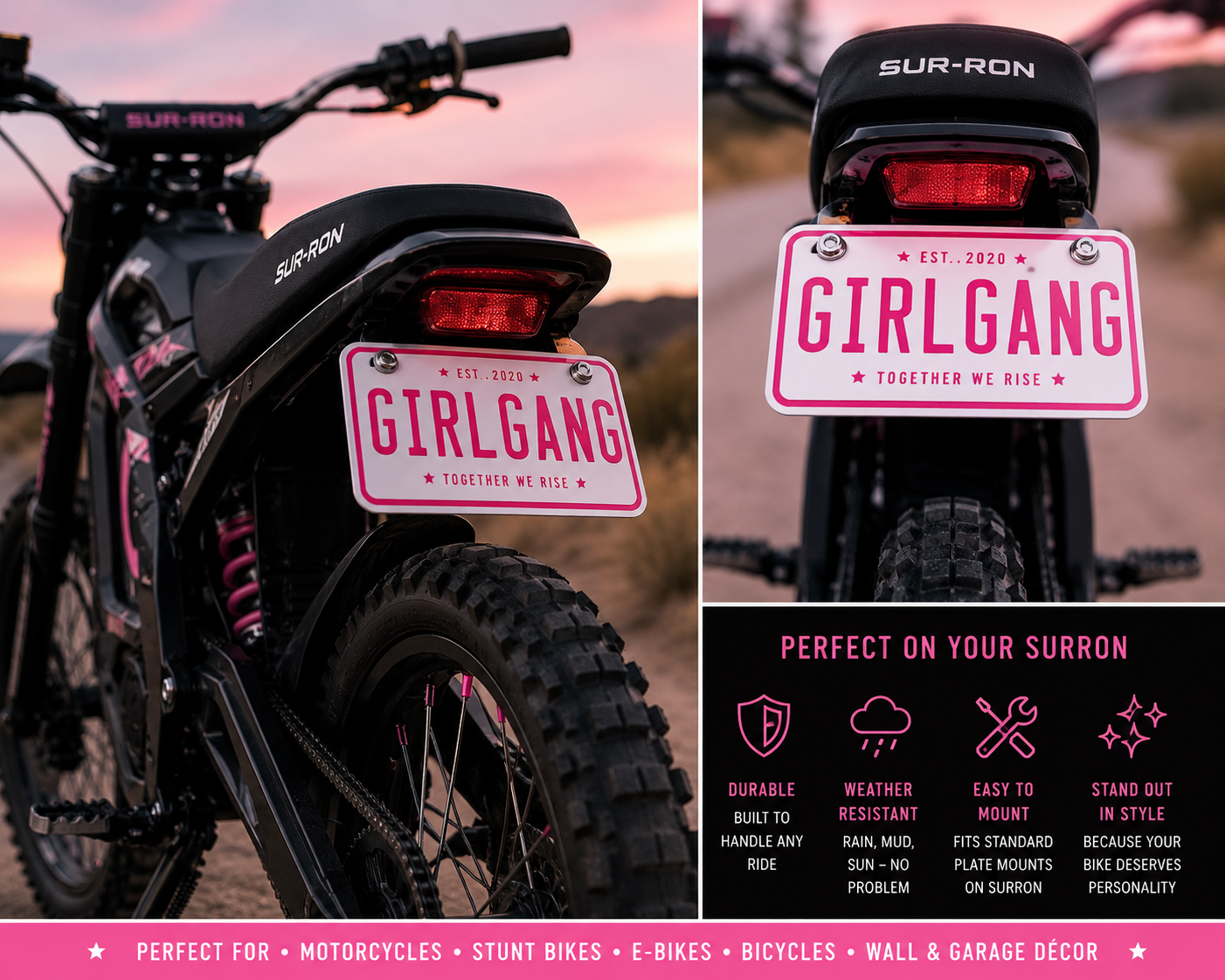 GG Moto Plate